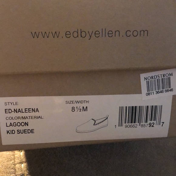 Womens flat shoes size 8.5, Navy Blue, KID SUEDE - Picture 7 of 7